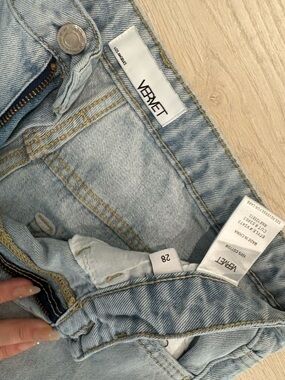 Vervet by Flying Monkey Light Wash Wide Leg Jeans - Light Blue